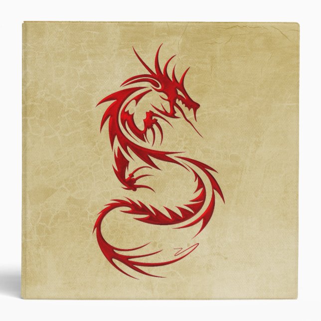 Tribal Dragon Binder (Front)