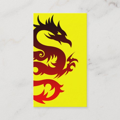 tribal dragon business cards