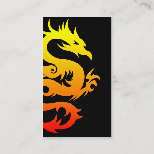 tribal dragon business cards