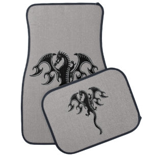 Tribal Dragon Car Mat