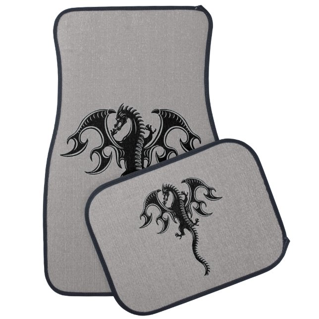 Tribal Dragon Car Mat (Set)