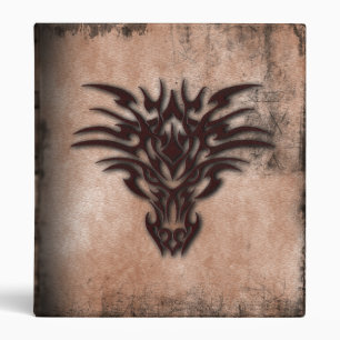 Tribal Dragon Gothic Binder