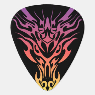 Tribal Dragon Guitar Pick