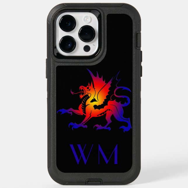 Tribal Dragon iPhone 14 Pro Max Case (Back)