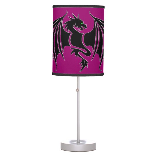 Tribal Dragon Pendant Lamp (Front)