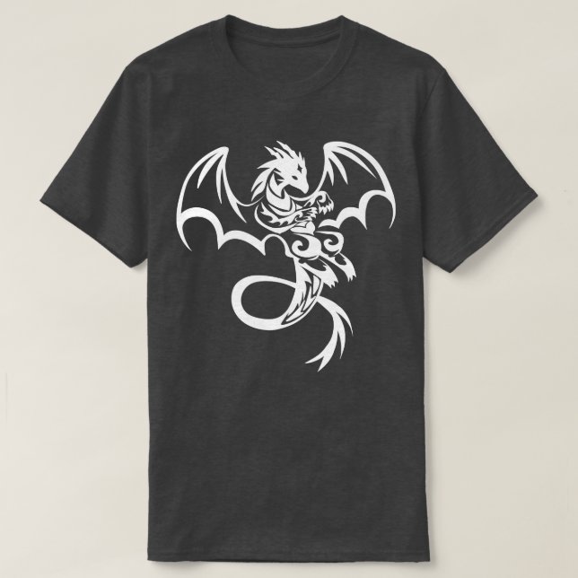 Tribal Dragon Tattoo TShirt (Design Front)