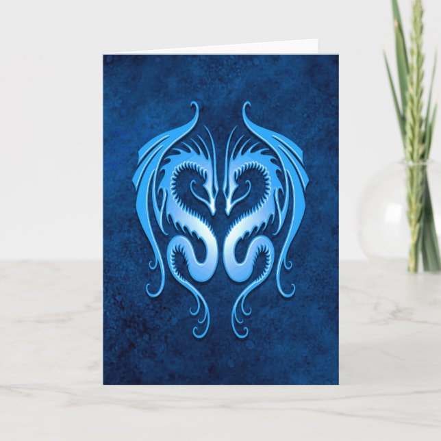 Tribal Dragons, blue Card (Front)