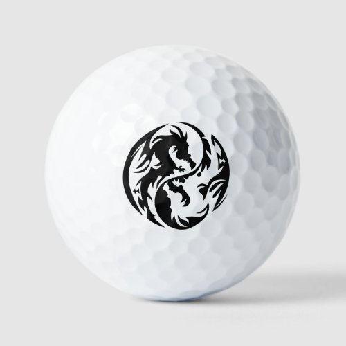 Tribal Dragons Golf Balls