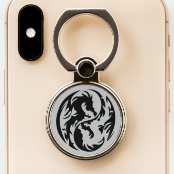 Tribal Dragons Phone Grip by FantasyCases at Zazzle