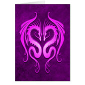 Tribal Dragons, purple (Front)