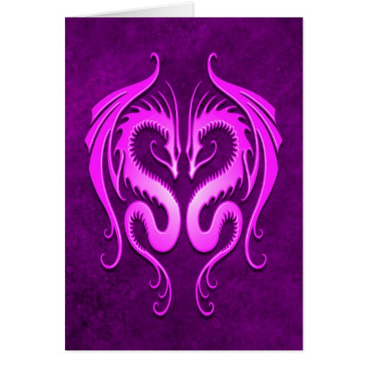 Tribal Dragons, purple (Front)