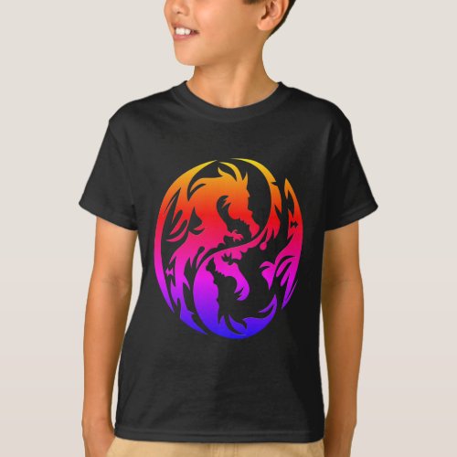 Tribal Dragons T_Shirt