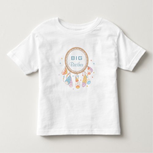 Tribal Dreamcatcher Boho Big Brother Toddler T_shirt
