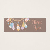 Tribal Dreamcatcher Boho Brown Thank You (Front)