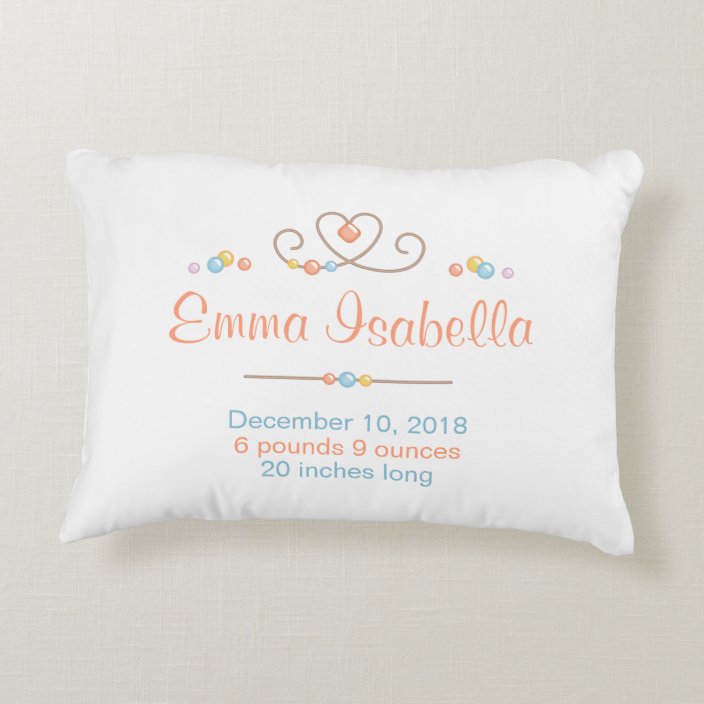baby name cushion