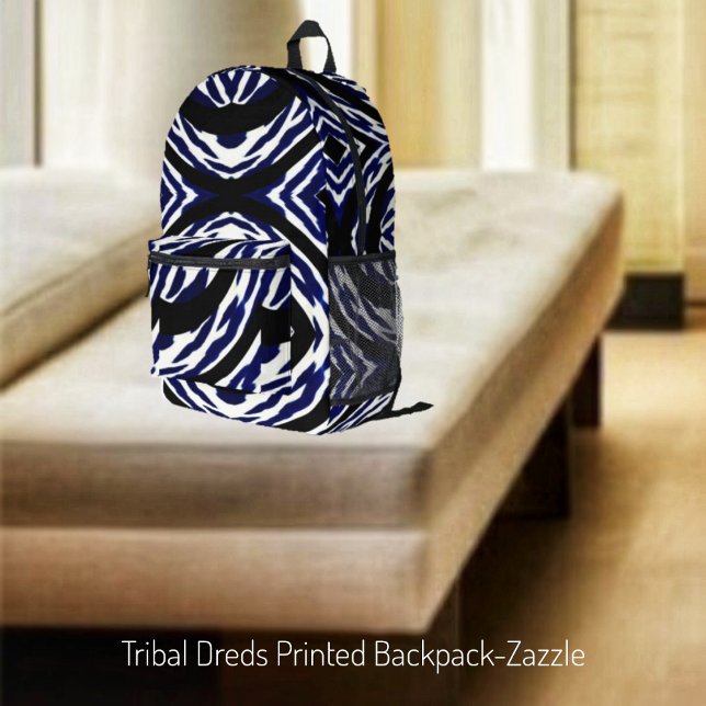 Tribal Dreds Printed Backpack (Creator Uploaded)