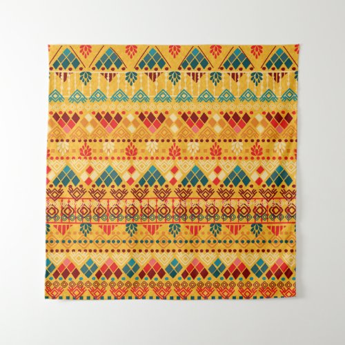 Tribal elements versatile seamless pattern tapestry