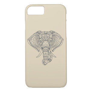 Tribal elephant African animal art iPhone 8/7 Case