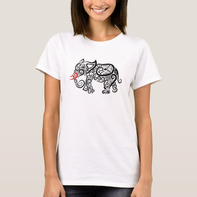 Tribal Elephant T-Shirt (Front)