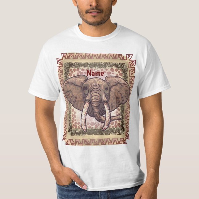 Tribal Elephant  t-shirt (Front)