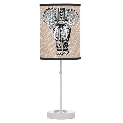 Tribal Elephant Table Lamp