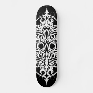 Tribal Empire Tattoo Black and White Skateboard Deck