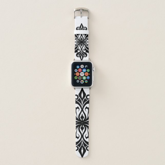 Tribal Energy Artwork Apple Watch Band (Front)