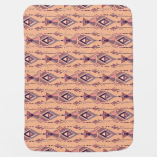 Tribal Ethnic: Aztec Mexican Seamless Vintage Baby Blanket