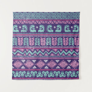 Tribal Ethnic: Colorful Seamless Pattern. Tapestry