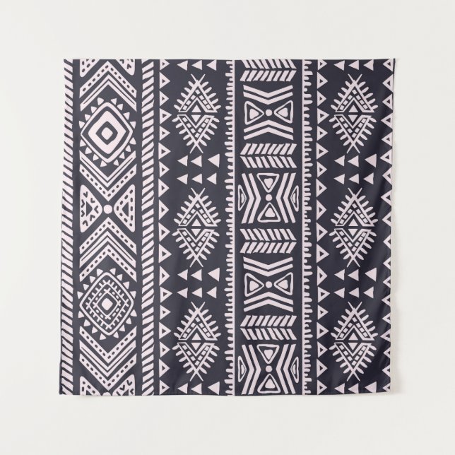 Tribal ethnic, fifth seamless pattern. tapestry (Front)
