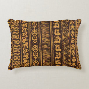 Tribal ethnic seamless accent pillow