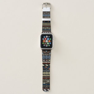 Tribal ethnic seamless pattern apple watch band