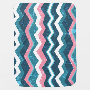 Tribal ethnic, seamless pattern baby blanket