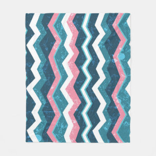 Tribal ethnic, seamless pattern fleece blanket