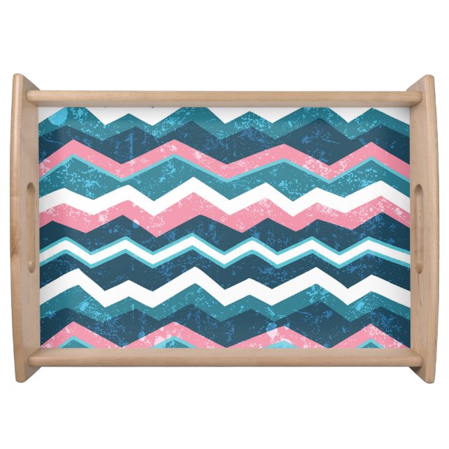 Tribal ethnic, seamless pattern serving tray (Front)