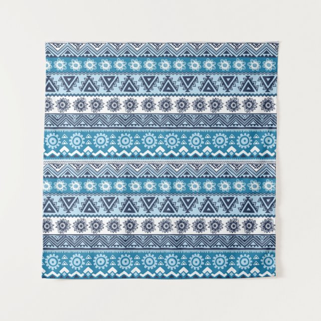 Tribal ethnic seamless pattern tapestry (Front)