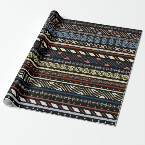 Tribal ethnic seamless pattern wrapping paper