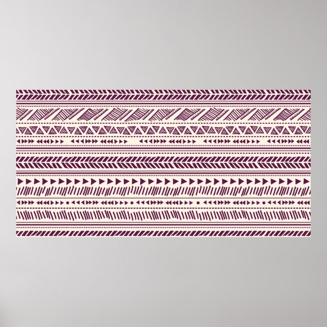 Tribal ethnic seamless  poster (Front)