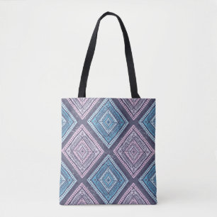 Tribal ethnic. Vintage seamless illustration patte Tote Bag