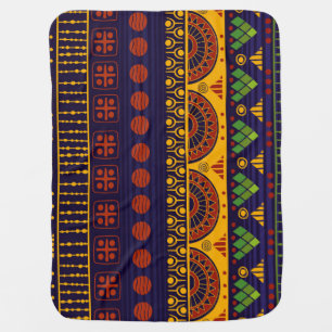 Tribal Ethno: Seamless Pattern Design. Baby Blanket