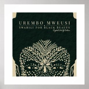 Tribal Face Markings Poster