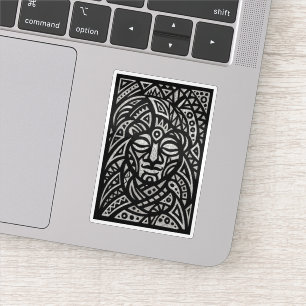 Tribal Face Sticker