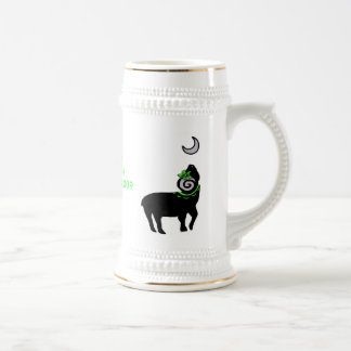 Tribal Fest BlackSheep BellyDance Logo Stien Beer Stein