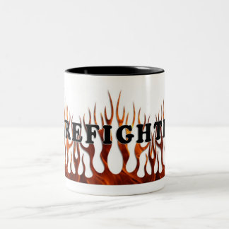 Tribal FF Flames Two-Tone Coffee Mug