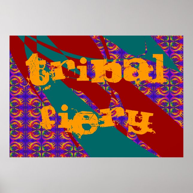 Tribal Fiery Poster (Front)