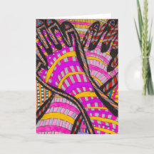 Tribal Fingerprints Card