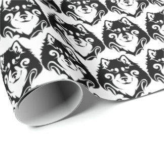 TRIBAL Finnish Lapphunnd gift wrap- Wrapping Paper
