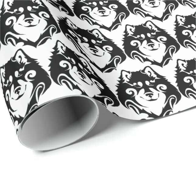 TRIBAL Finnish Lapphunnd gift wrap- Wrapping Paper (Roll Corner)