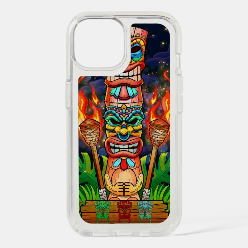 Tribal Fire Totem iPhone 15 Case