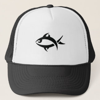 tribal fish trucker hat